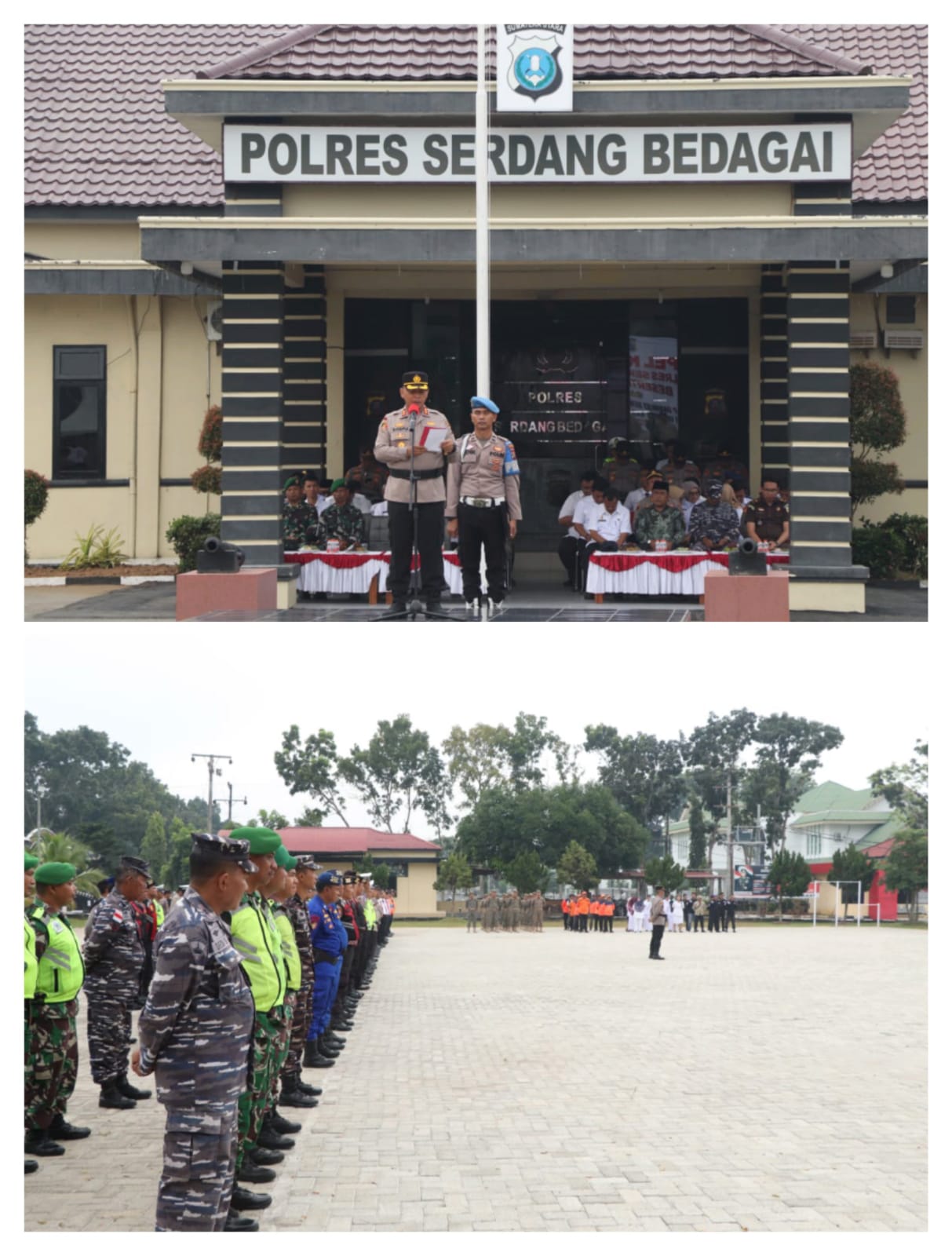 Polres Sergai Gelar Apel Kesiapsiagaan Tanggap Darurat Bencana Hidrometeorologi