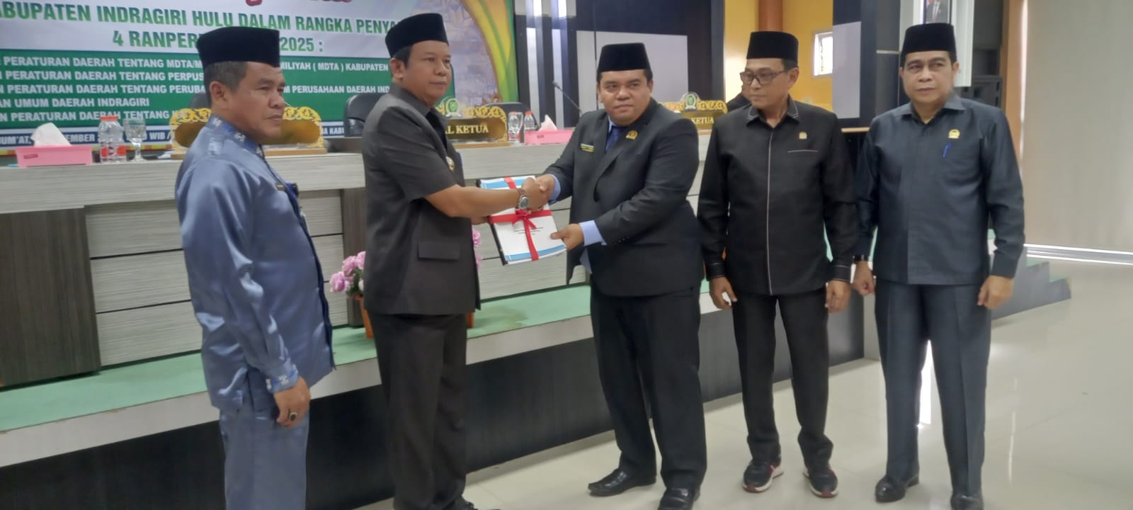 DPRD Inhu Maraton Rapat Paripurna Empat  Ranperda, Sabtu Pradansyah Sinurat : Langsung Bentuk Pansus