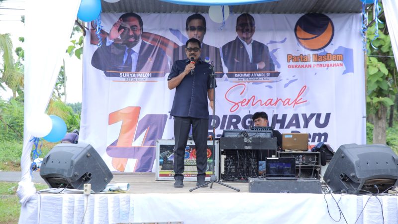 HUT ke-14 Nasdem, Momentum Kolaborasi untuk Asahan Maju