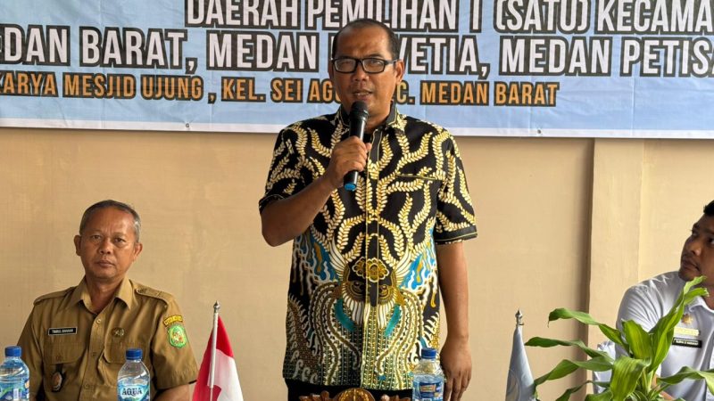 Antonius Tumanggor Ajak Warga Medan Jaga Kebersihan, Jangan Buang Sampah ke Sungai