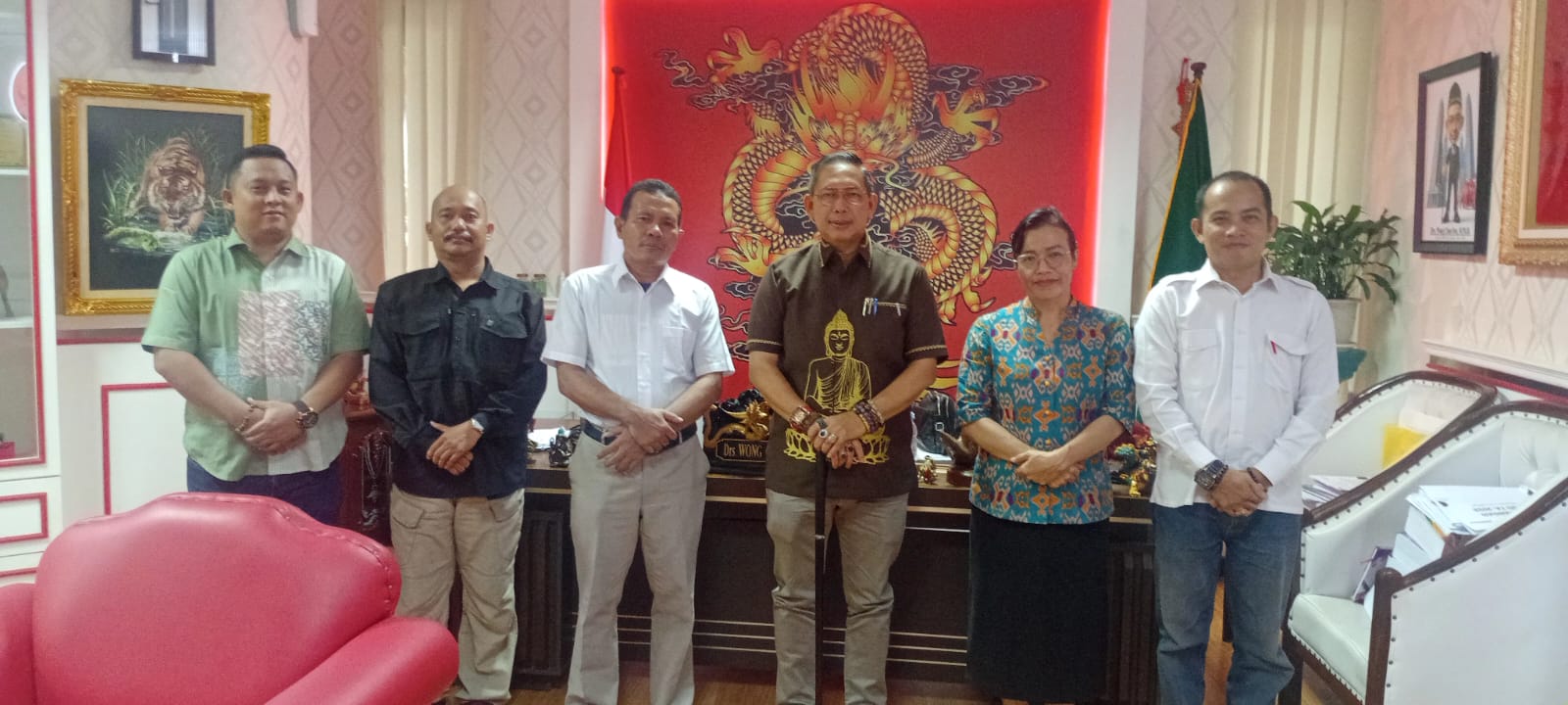 Ketua DPRD Medan Menerima Audiensi Panitia Natal HKBP Ampera