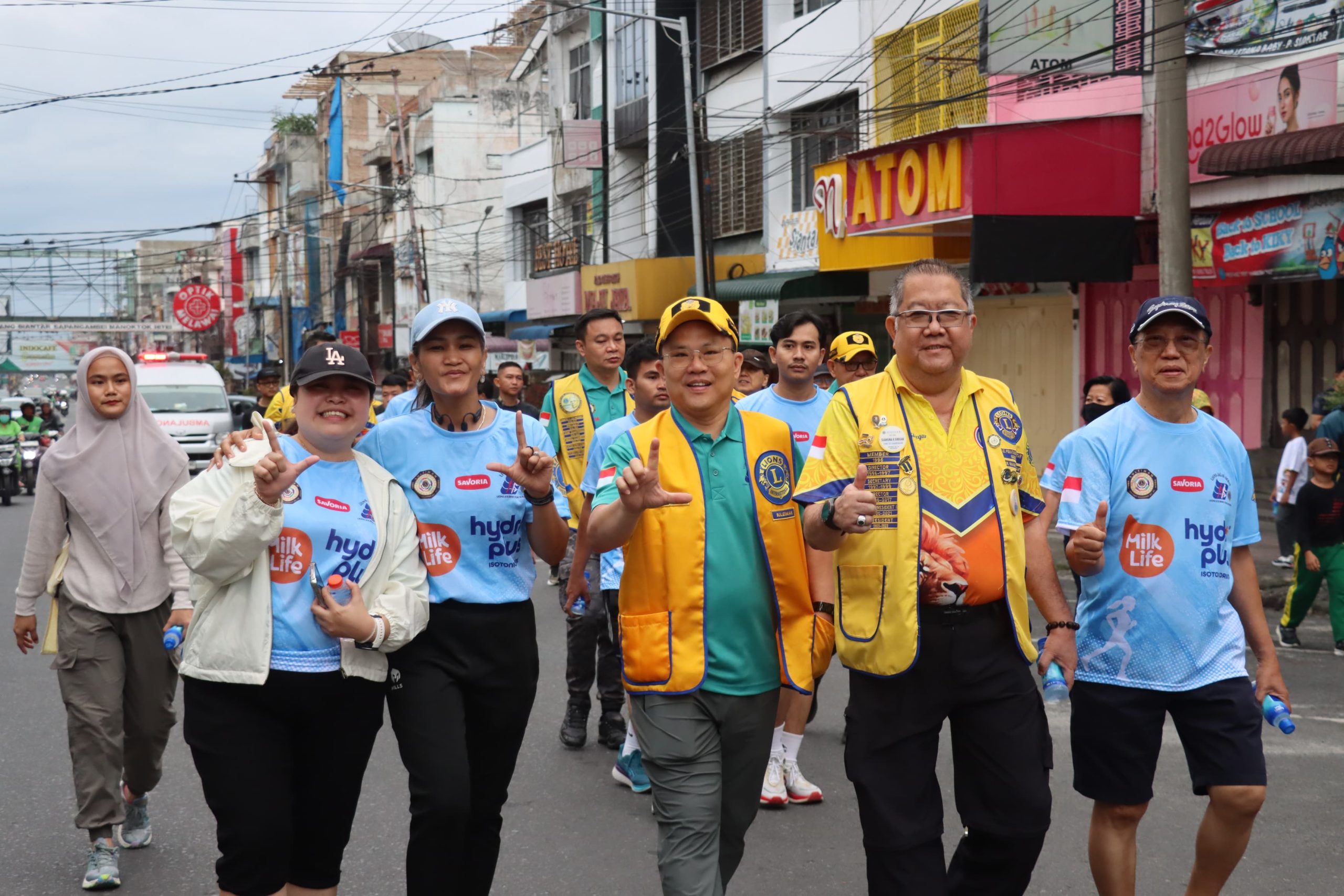 Kapolres Pematangsiantar Hadiri Jalan Sehat ke 41 LJFS Tahun 2025