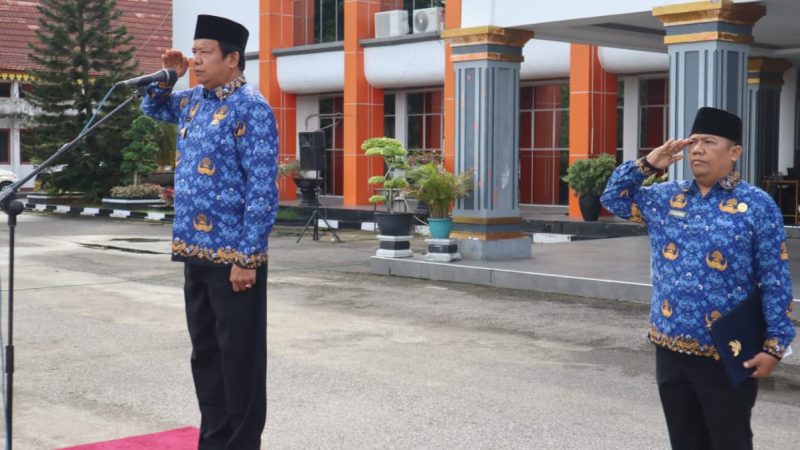 “Generasi Sehat, Masa Depan Hebat”, Wabup Inhu Pimpin Upacara HKN 2025
