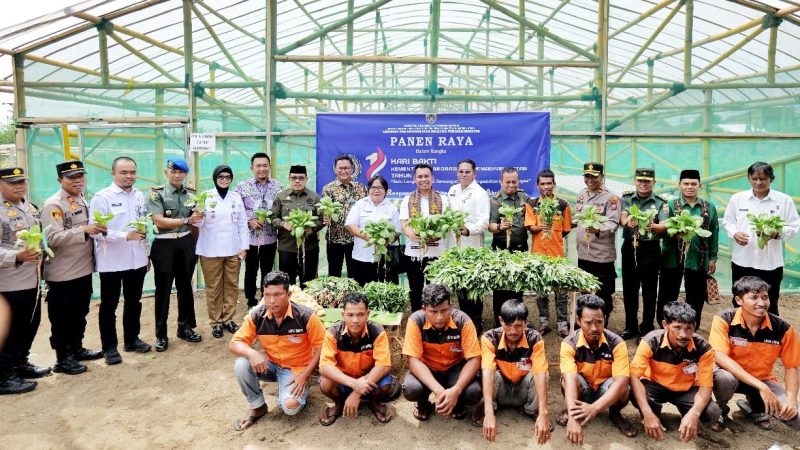 Kantor Imigrasi Kelas II TPI Pematangsiantar Bersama Jajaran Lapas Pematangsiantar Rayakan Hari Jadi ke 1 Kementrian Imigrasi dan Pemasyarakatan