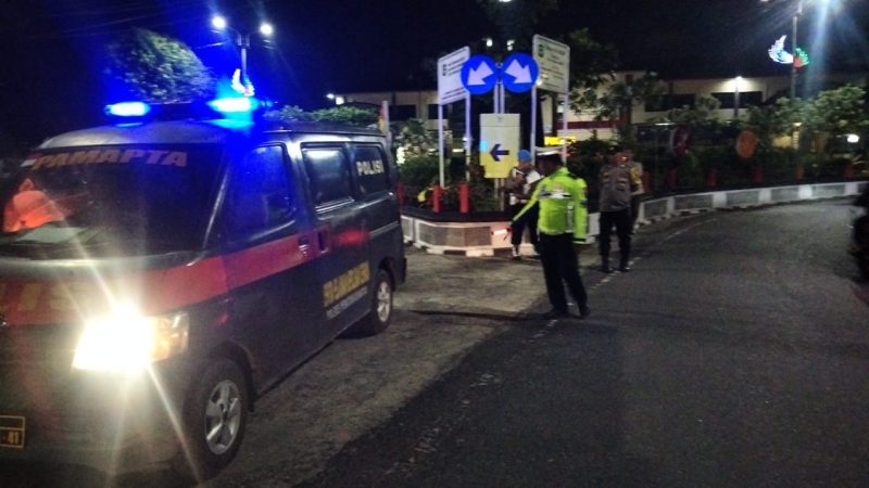 Ops Zebra Toba 2025, Sat Lantas Polres Pematangsiantar Sosialisasi di Megaland Jalan Sangnawaluh