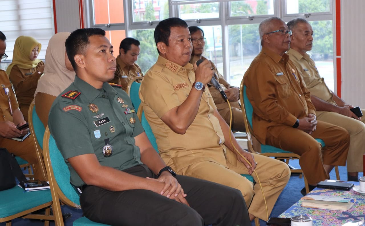Wabup Inhu Pimpin Rapat Evaluasi Pembangunan KDKMP
