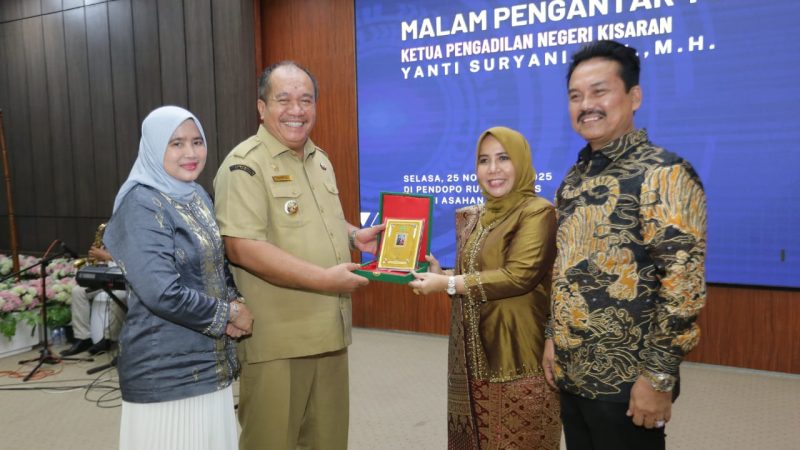 Penuh Rasa Kekeluargaan, Pemkab Asahan Lepas Ketua PN Kisaran