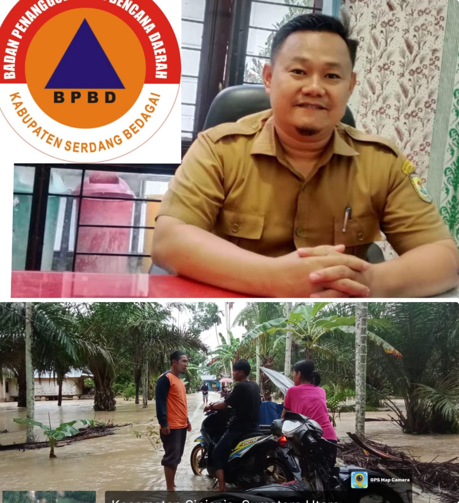 Empat Kecamatan Terdampak Cuaca Ekstrem, Satgas BPBD Sergai Tetap Siaga Pastikan Keselamatan Warga