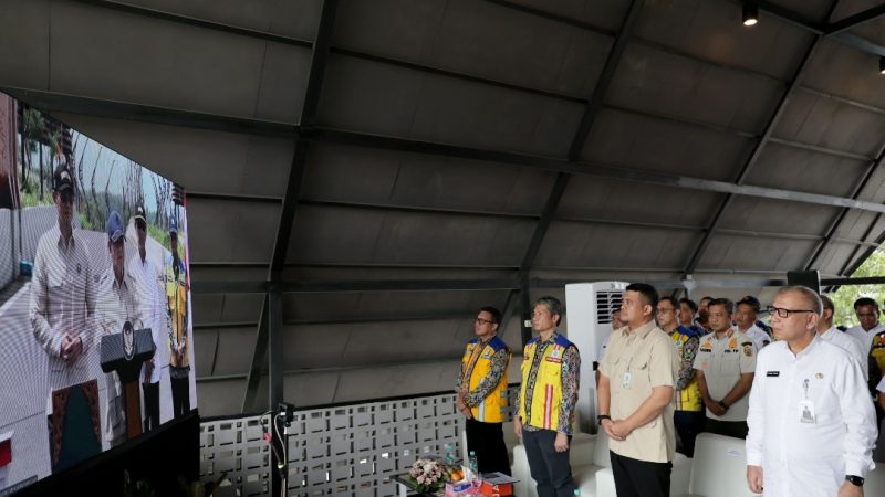 Gubernur Bobby Nasution Hadiri Peresmian Underpass Gatot Subroto Medan oleh Presiden Prabowo