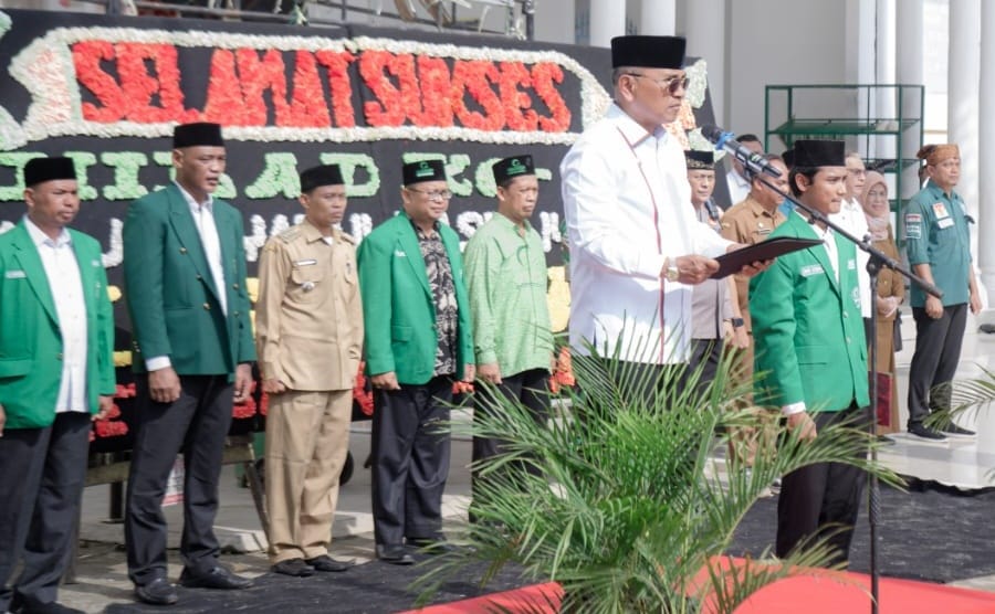 Hadir di Acara Milad Al Jami’atul Washliyah Ke-95, Bupati Simalungun Ajak Berantas Judol dan Narkoba