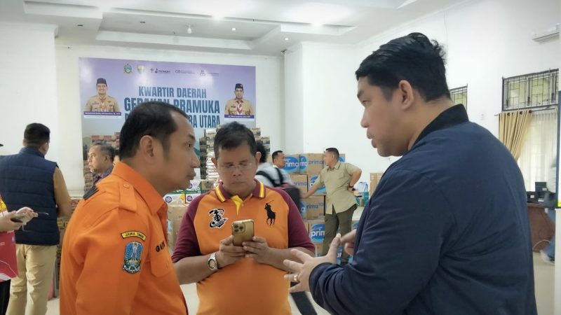 Pramuka Sumut Turunkan 5.000 Relawan dan Bangun Posko Bantuan Korban Bencana