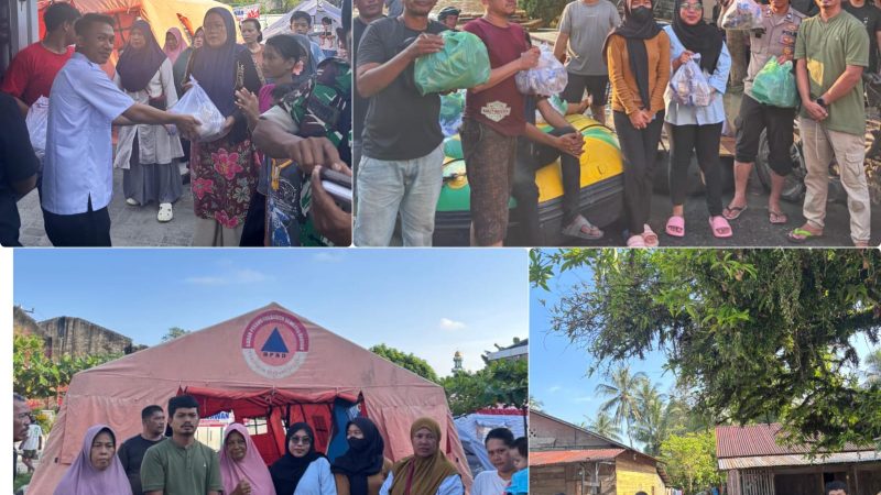 SPPG Pergulaan Sei Rampah Terus Salurkan MBG Bantu Warga Banjir
