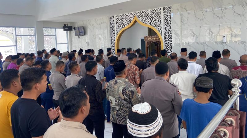 Peduli Bencana Sumatera, Polres Inhu Gelar Sholat Ghoib dan Doa Bersama