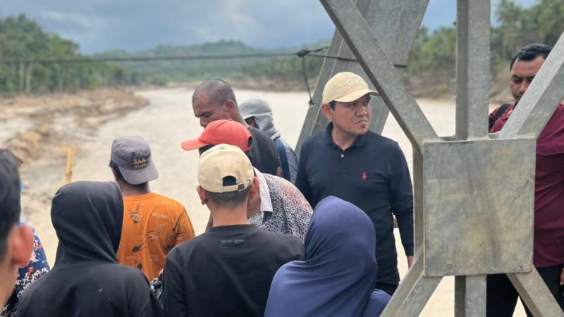 Jembatan Awe Geutah Putus, Wagub Fadhlullah Perintahkan Percepatan Pembangunan Jalur Alternatif