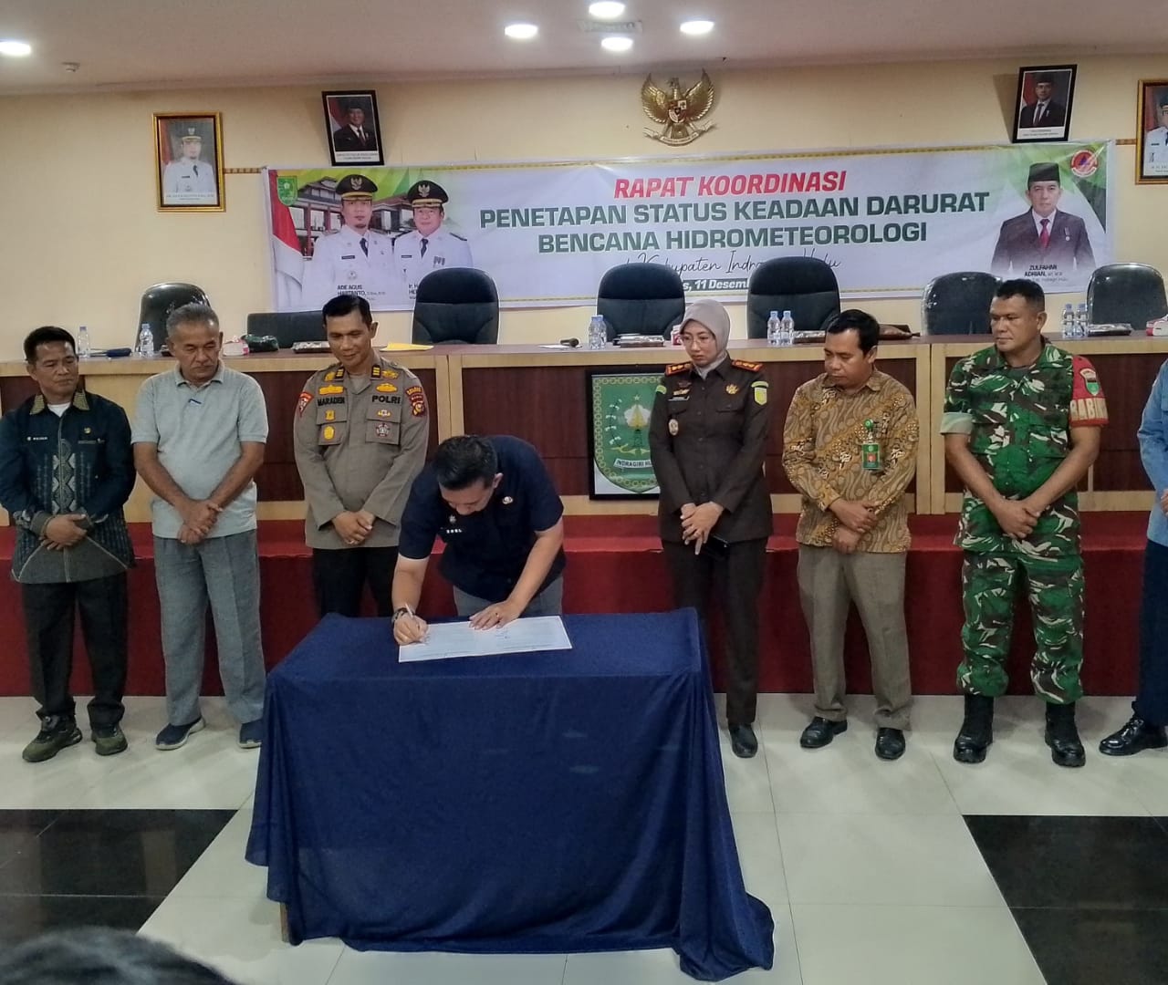 Pemkab Inhu Tetapkan Status Siaga Bencana Hidrometeorologi