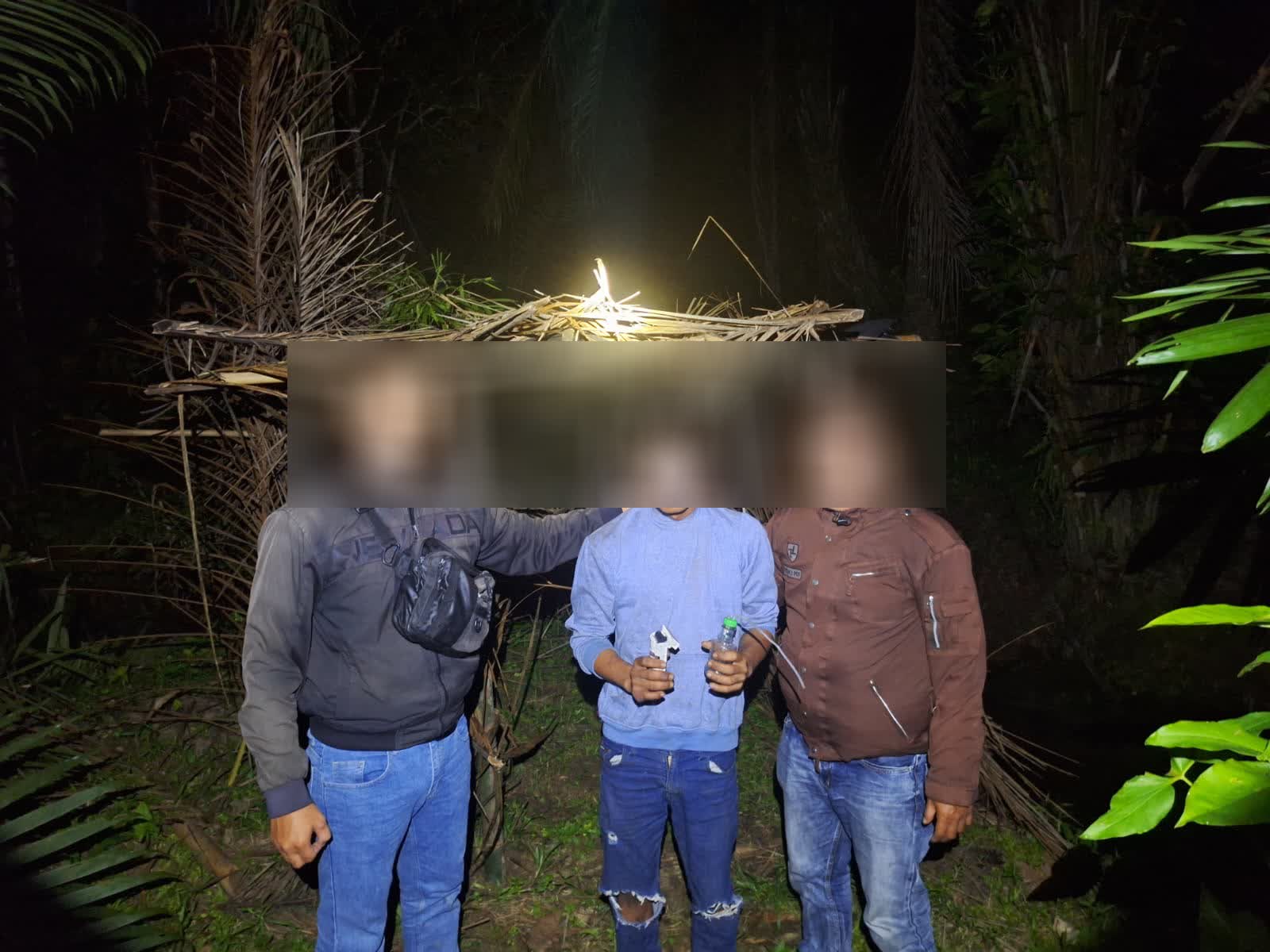 Polsek Salapian Berhasil Amankan RAS (23) Terduga Pelaku tindak pidana Narkotika Di desa Ujung Teran
