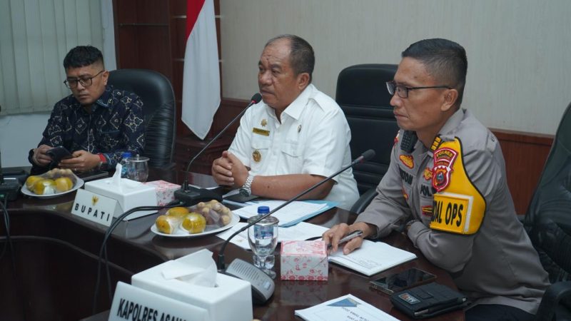 Bupati Asahan Pimpin Rapat Koordinasi Lintas Sektoral Jelang Nataru dan Operasi Lilin