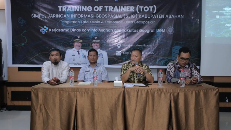 Pemkab Asahan Gelar Training of Trainers Simpul Jaringan Informasi Geospasial Kabupaten Asahan