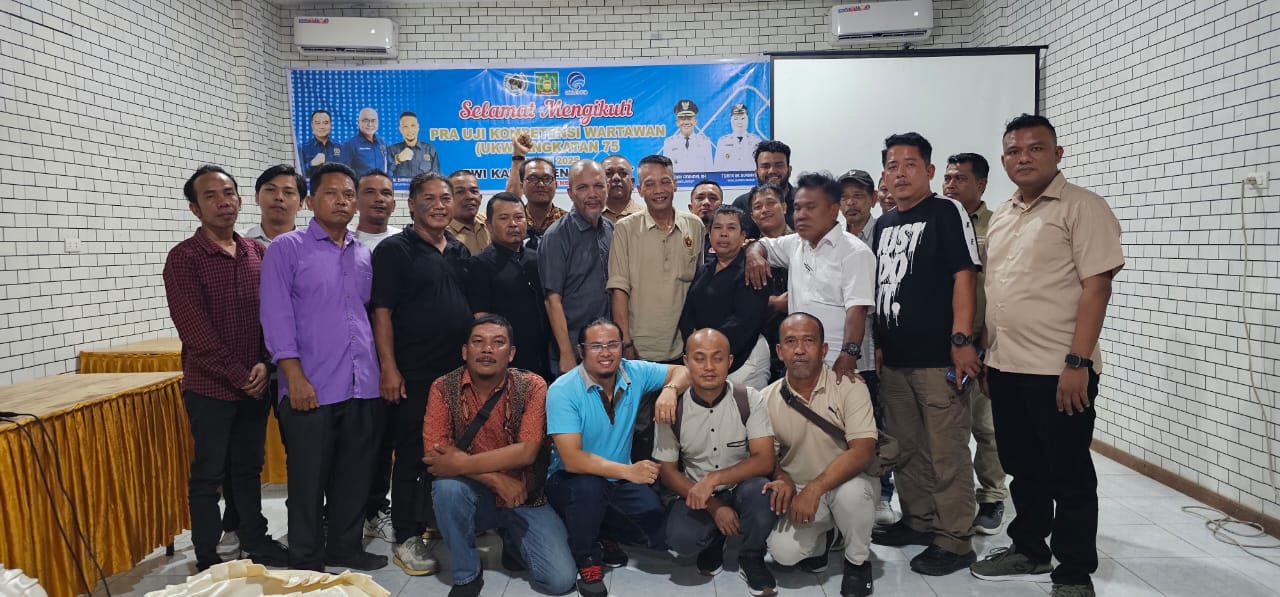 Puluhan Wartawan di Langkat Ikuti Pra UKW PWI–Diskominfo