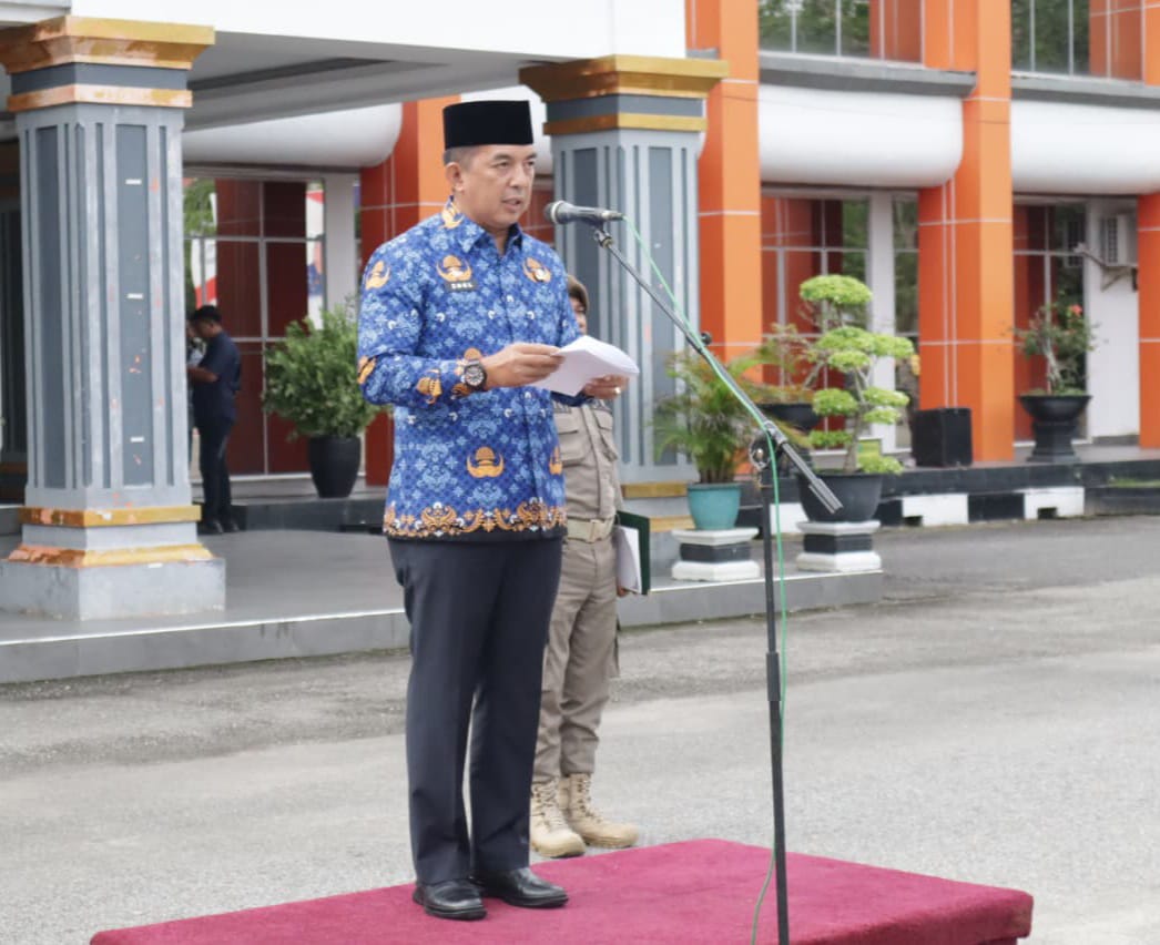 Peringatan HKN, Sekda Inhu :  Cuaca  Berpotensi Ekstrem ASN Tingkatkan Koordinasi