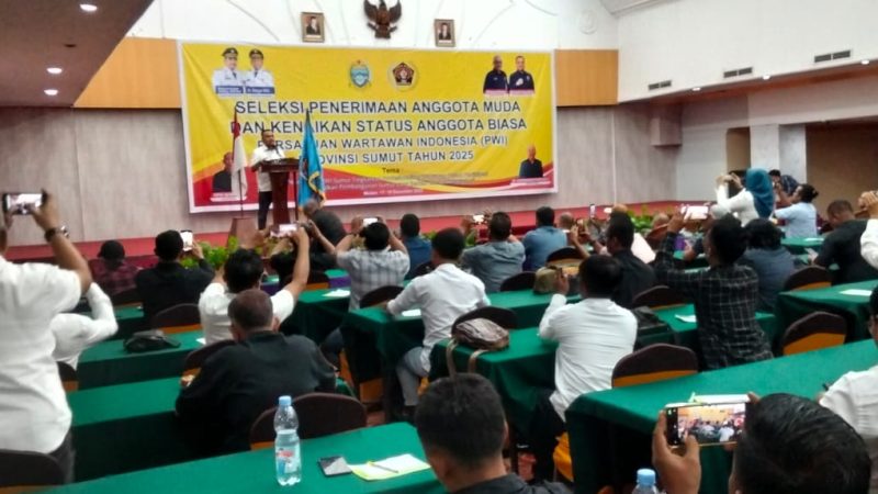 PWI Sumut Selenggarakan Seleksi Penerimaan Anggota Muda dan Kenaikan Status Anggota Biasa