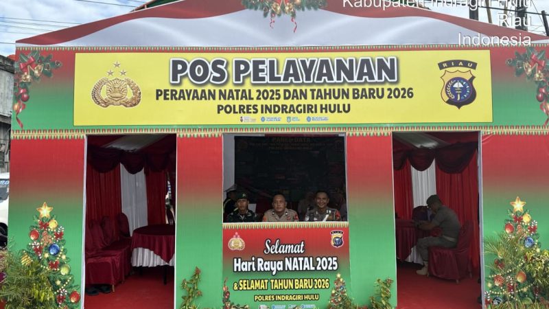 Kelancaran Mudik, Polres Inhu Siapkan Tiga Pos Layani Libur Nataru