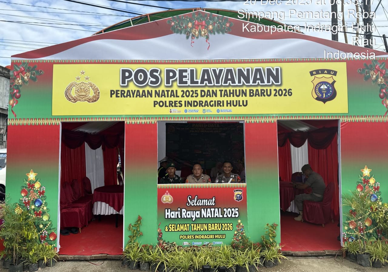 Kelancaran Mudik, Polres Inhu Siapkan Tiga Pos Layani Libur Nataru