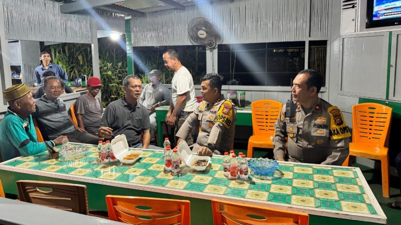 Amankan Nataru dan Hari Libur, Kapolres Inhu Pimpin Patroli Blue Light