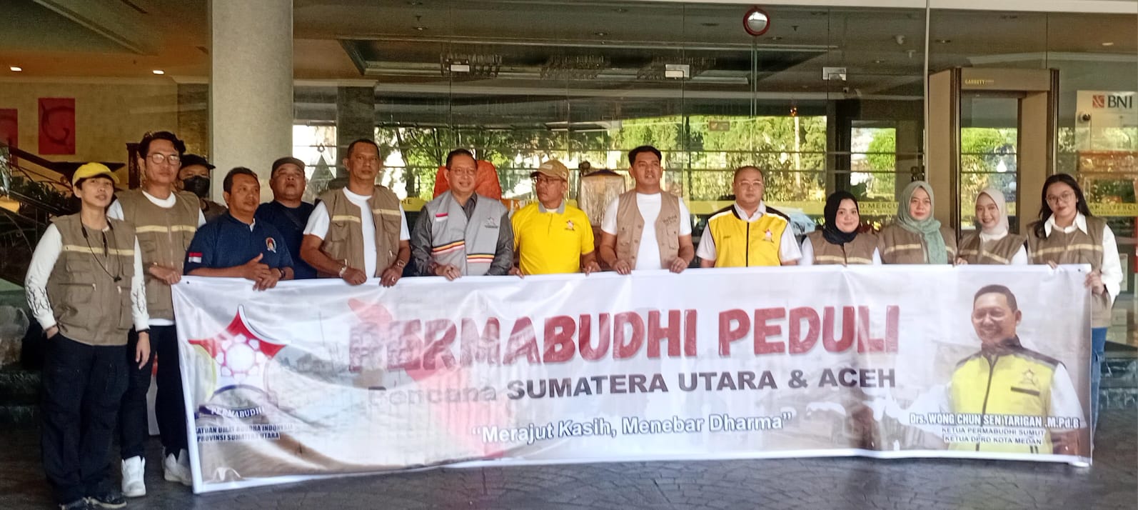 Permabudhi Sumut Lepas Bantuan Kemanusiaan ke Aceh Tamiang, Wong Chun Sen Ajak Masyarakat Gotong Royong