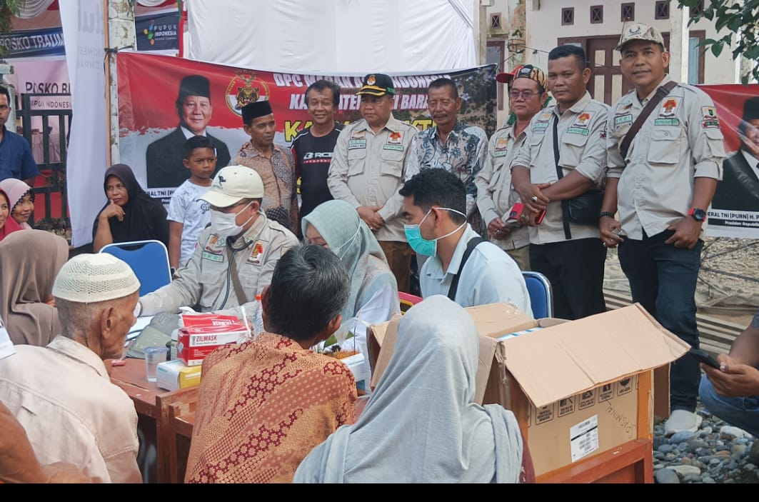 Macan Asia Indonesia Aceh Barat, Salurkan Bantuan Dan Pengobatan Gratis Untuk Korban Banjir Di Kecamatan Woyla