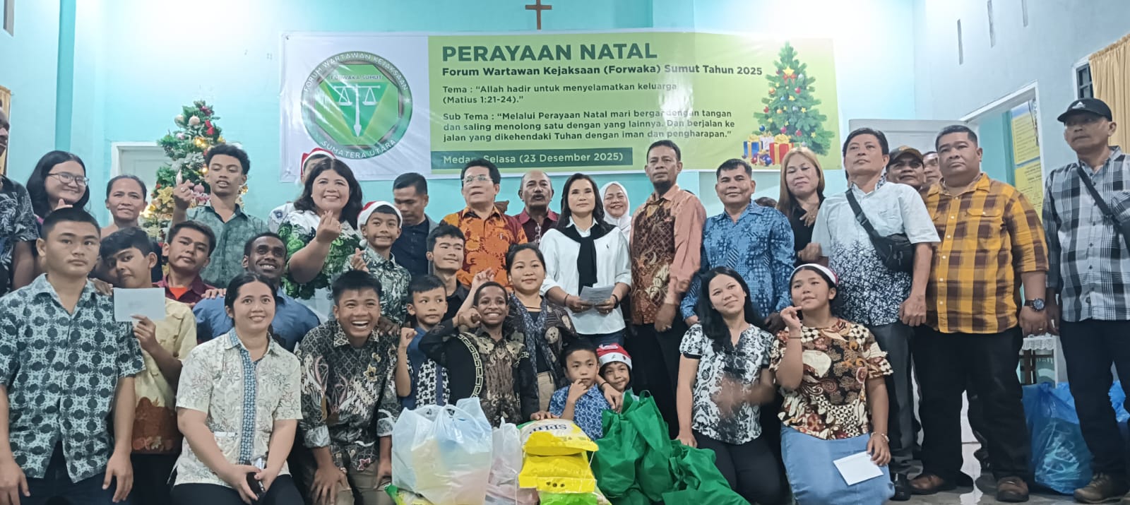 FORWAKA Sumut Rayakan Natal 2025 Bersama Anak Panti Asuhan, Kejati Sumut Dukung Perayaan Natal Forwaka Sumut ‎