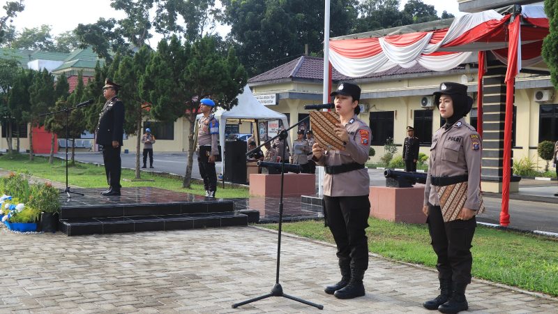 Polres Sergai Laksanakan Upacara Peringatan Hari Ibu ke-97 Tahun 2025
