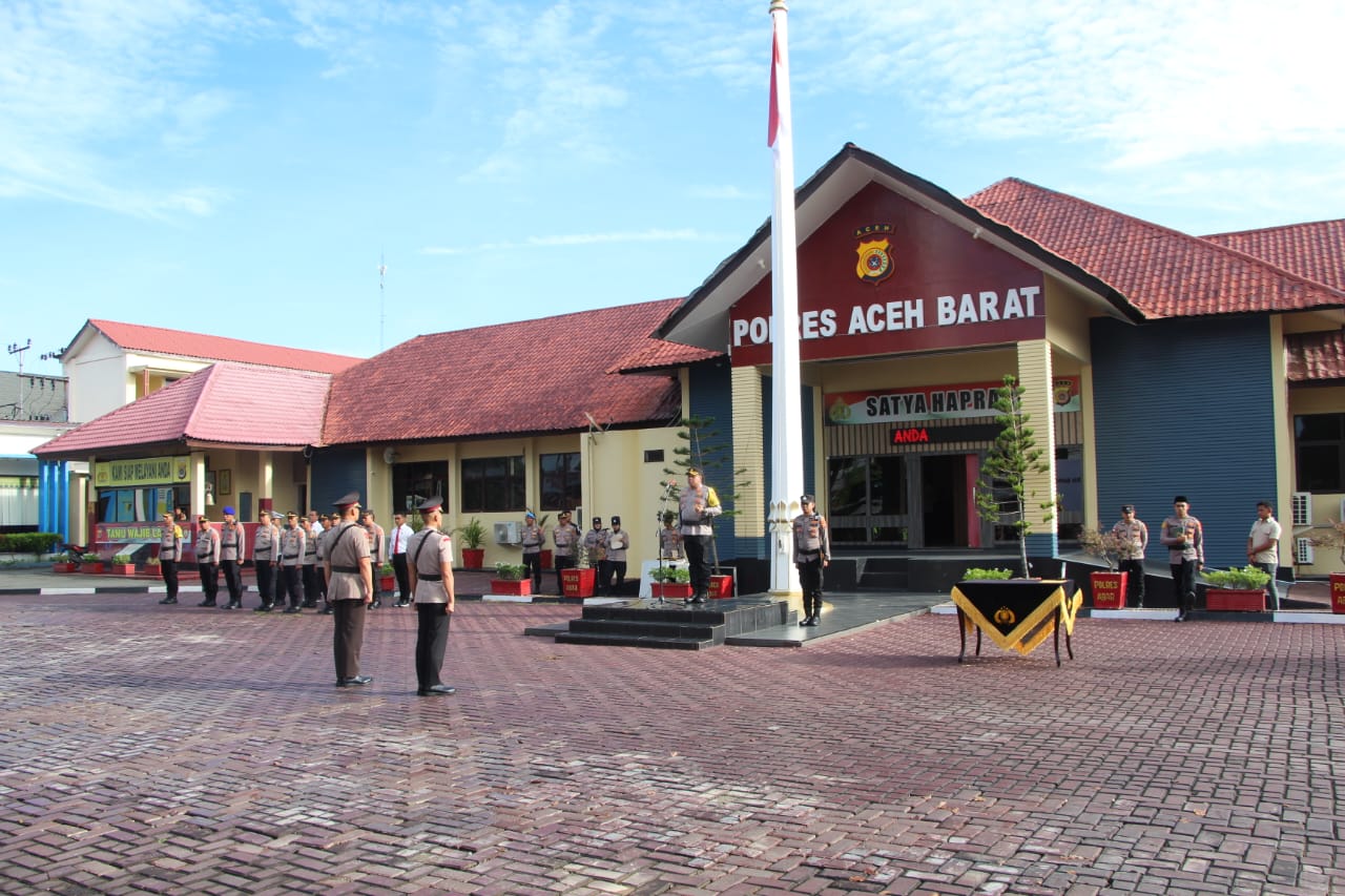 Kapolres Aceh Barat Pimpin Sertijab Wakapolres, Kompol Hari Purnomo Resmi Jabat Wakapolres Aceh Barat