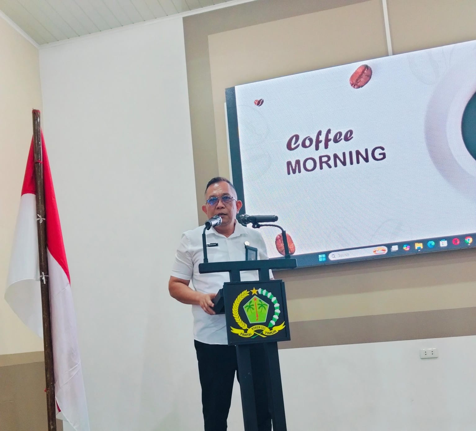 Sambut Dandim Baru 0209/Labuhanbatu, Kalapas Rantauprapat Hadiri acara Coffee Morning