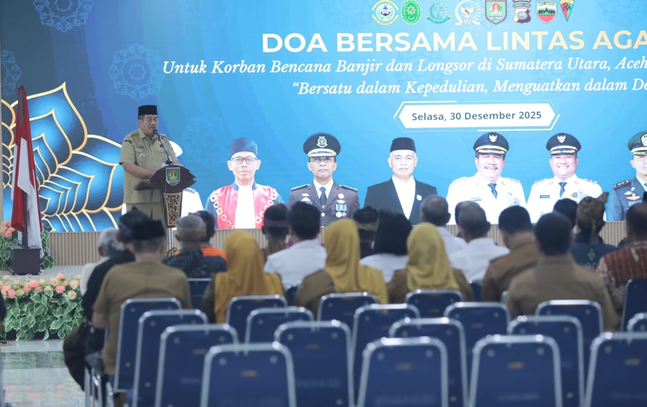 Forkopimda Kabupaten Asahan Gelar Doa Bersama Lintas Agama untuk Korban Banjir dan Longsor