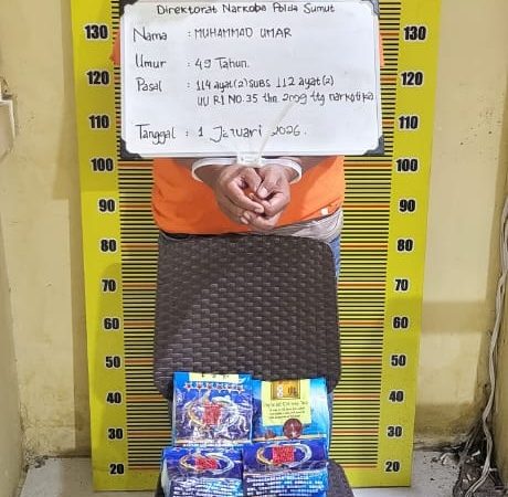 Awal 2026, Polda Sumut Sukses Gagalkan Peredaran 5 Kg Sabu di Jalur Lintas Sumatera
