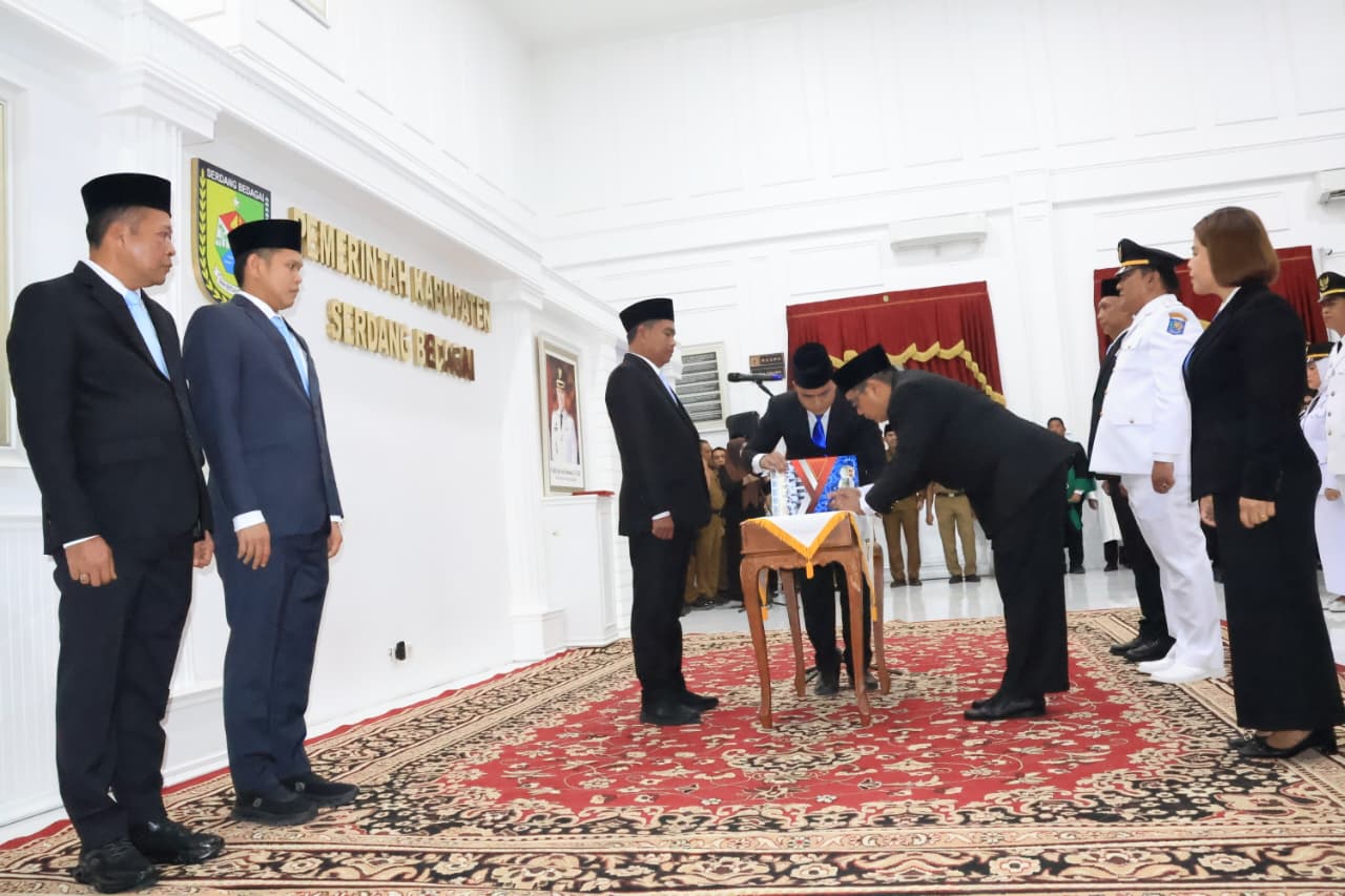 Bupati Sergai Lantik 137 Pejabat, Tekankan Integritas dan Pelayanan Publik