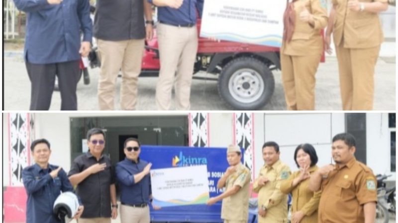 PT Kawasan Industri Nusantara (PT KINRA) Serahkan Bantuan CSR Dua Unit Sepeda Motor Roda Tiga Modif Bak Sampah kepada Dua Kecamatan