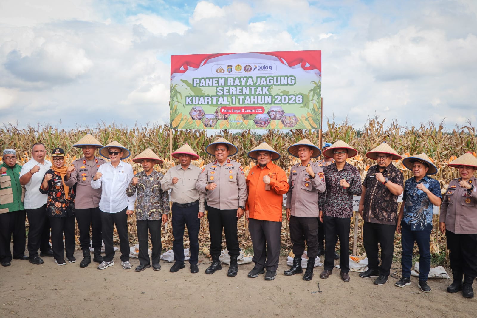 Panen Raya Jagung Serentak Kuartal I 2026, Komitmen Wujudkan Ketahanan Pangan di Sergai