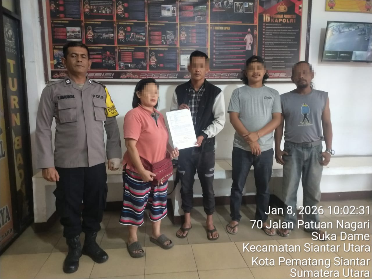 Bhabinkamtibmas Polsek Siantar Utara Selesaikan Dugaan Pencurian Bawang di Pasar Dwikora dengan Problem Solving
