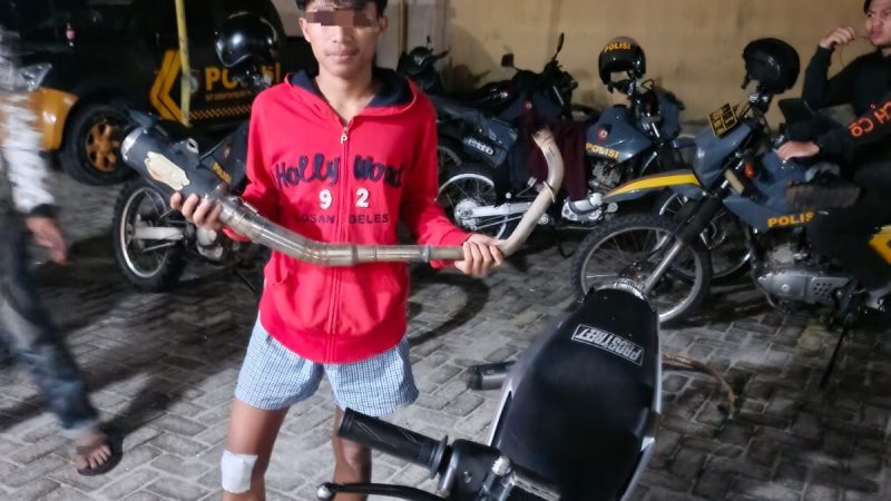 Timsus Dayok Mirah Pematangsiantar Laksanakan Patroli Hingga Subuh, 6 Unit Sepedamotor Knalot Brong Diamankan