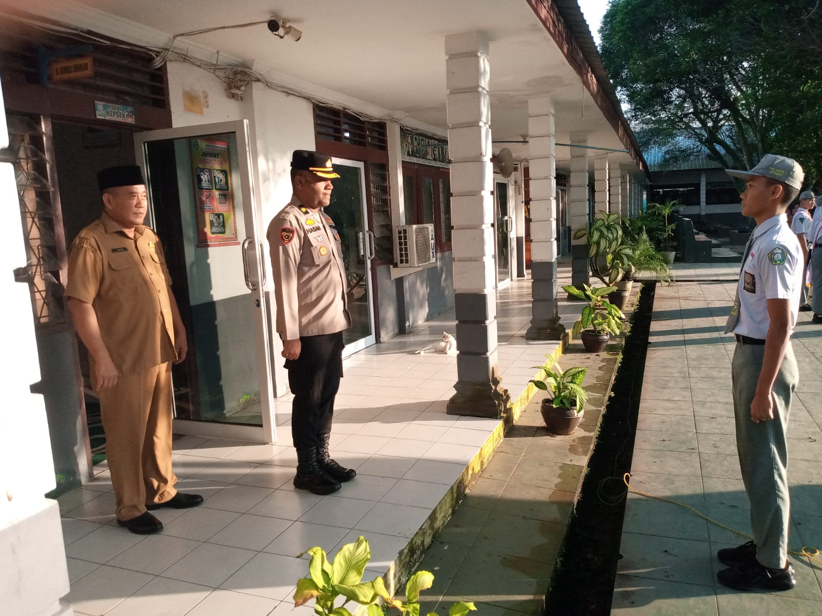 Kabag Sdm Polres Langkat Jadi Pembina Upacara Di Sma Negeri 1 Stabat,Ajak Para Pelajar Tidak Terlibat Narkoba
