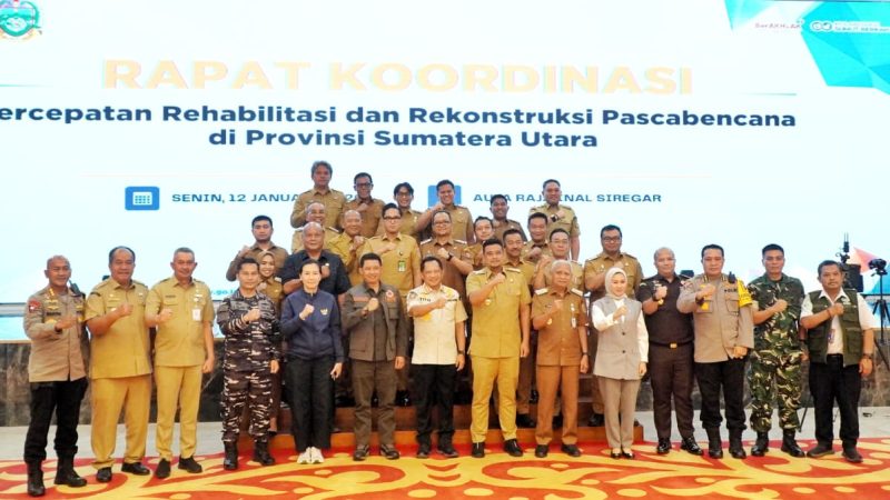 Pemkab Simalungun Komitmen Dukung Percepatan Rehabilitasi dan Rekonstruksi Pasca Banjir di Sumut