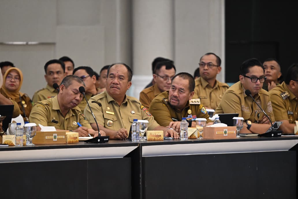 Kasatgas Pimpin Rakor Percepatan Rehabilitasi dan Rekonstruksi Pascabencana di Sumatera Utara