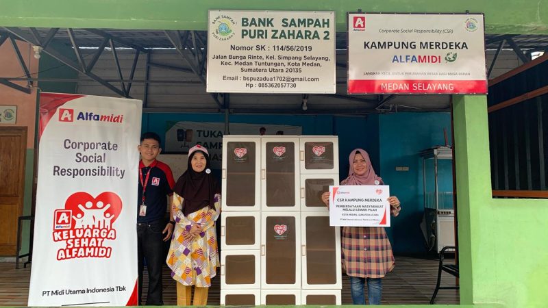 Alfamidi Dorong Pengelolaan Sampah Berbasis Komunitas di Medan