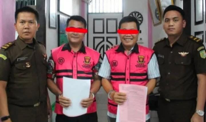 Kades Dan Sekdes Tuhegeo II Gunungsitoli Idanoi Di Tahan Kejari Gunungsitoli