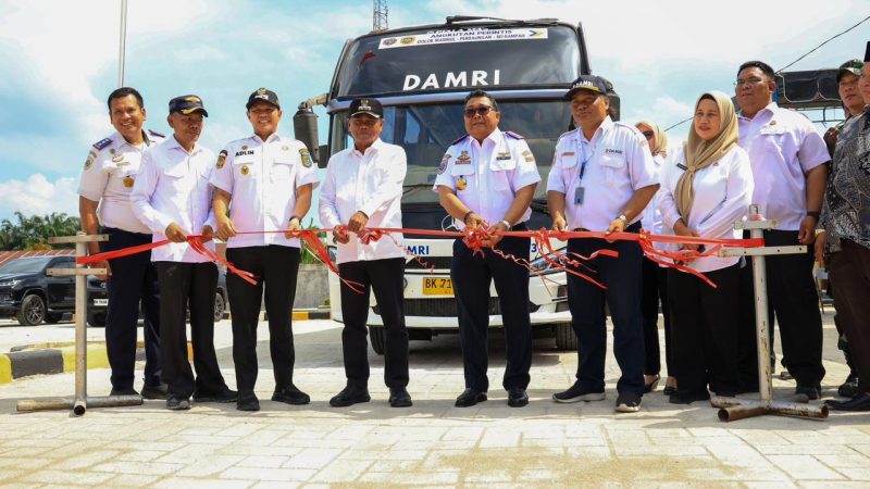 Bupati dan Wabup Sergai Dorong Konektivitas Wilayah Lewat Bus Perintis DAMRI
