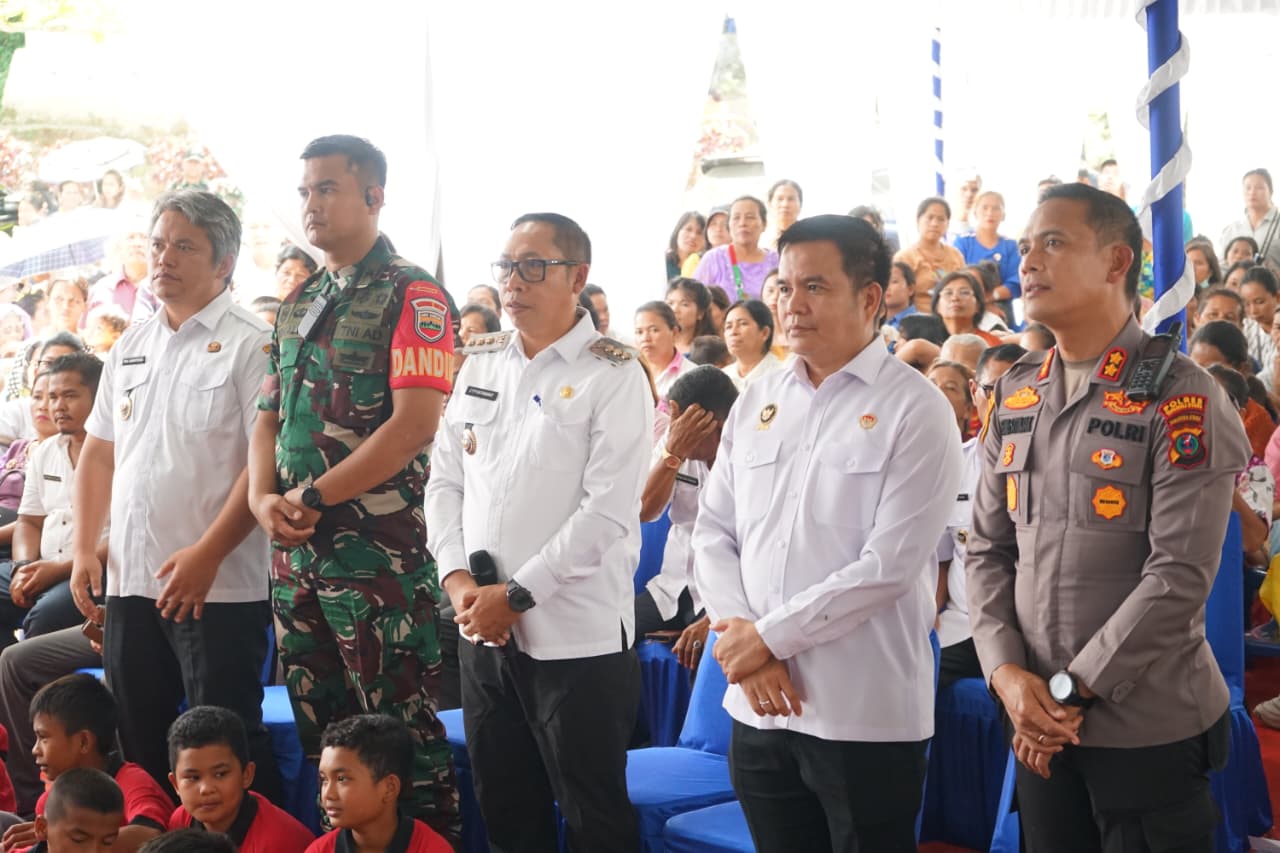 Natal Bersama Dua Kementerian dan Jemaat GKPI Sibalanga Wujud Kepedulian Pemulihan Pascabencana