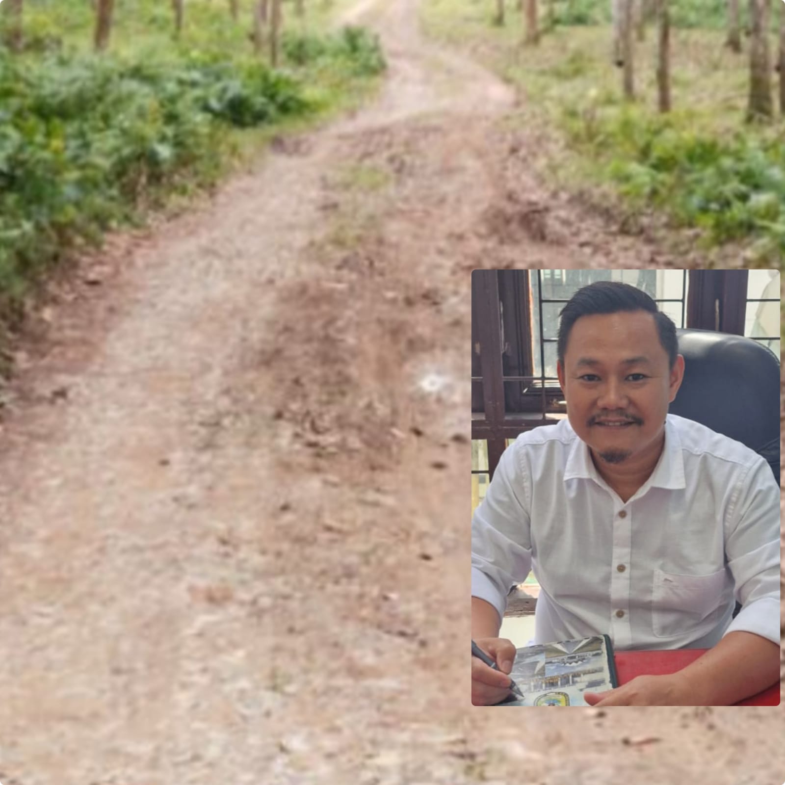 Terkait Jalan Rusak di Desa Naga Raja I dan Desa Panglong, Ini Penjelasan Kadis PUTR Sergai