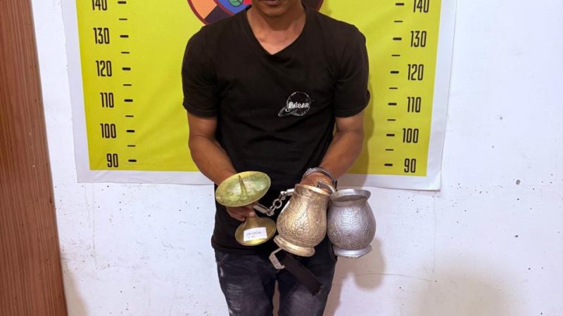 Pembobol Gereja St. Josep Ditangkap Polsek Siantar Utara